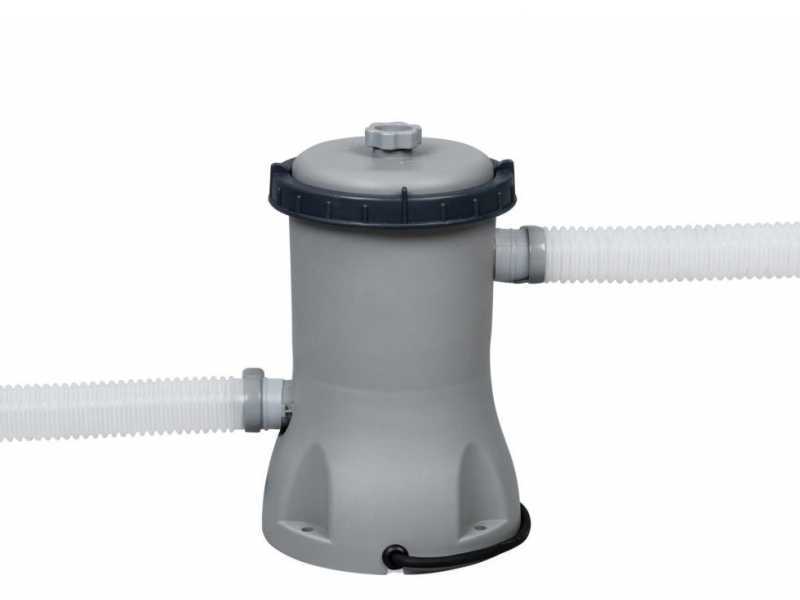 Bestway Fast Set 57372 - Piscina gonfiabile + Pompa filtro 29 W e scaletta