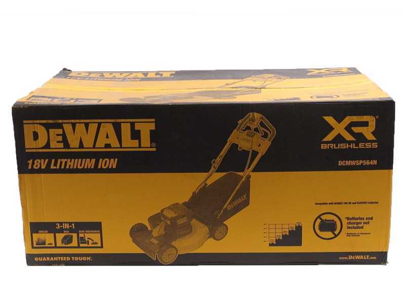 Rasaerba a batteria DeWalt DCMWSP564N-XJ - 2 BATTERIE DA 18V 5AH
