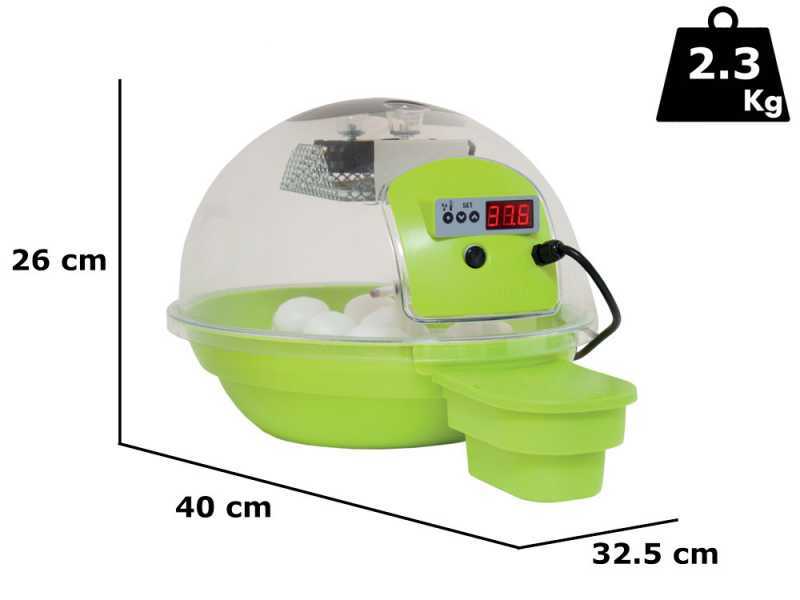 Incubatrice per uova automatica FIEM Smart digitale 24 verde