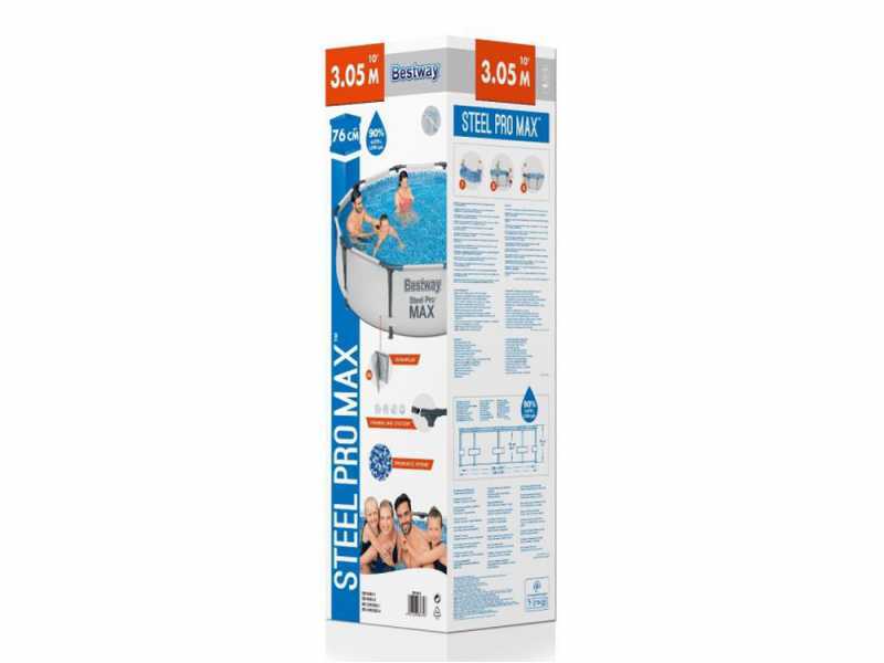 Bestway Steel Pro Max 56406 - &Oslash;305x76 cm - Piscina Rotonda