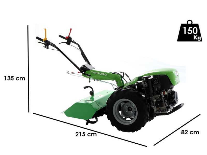 Lampacrescia MGM Castoro Super - Motocoltivatore diesel - Kohler 441cc - 12HP