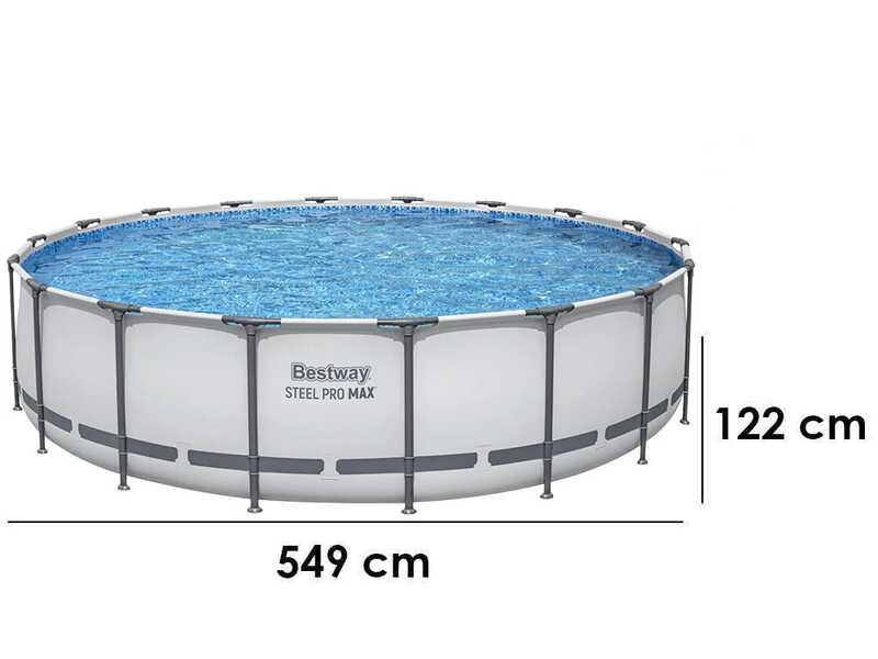 Bestway Steel Pro Max 5612X - &Oslash;427x122 cm - Piscina Rotonda