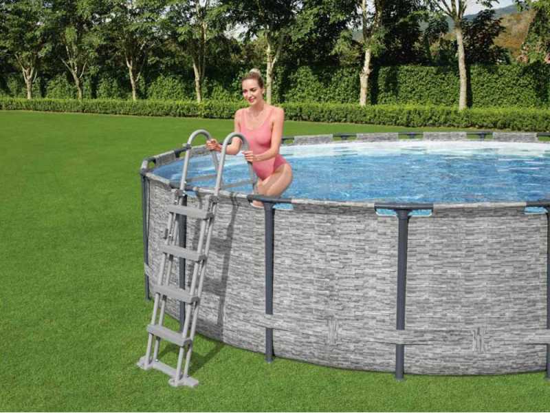 Bestway Steel Pro Max 5619E - &Oslash;488x122 cm - Piscina Rotonda
