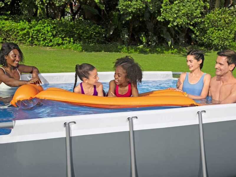 Bestway Power Steel 56629 - Piscina fuori terra + Pompa filtro 16 W e dispenser