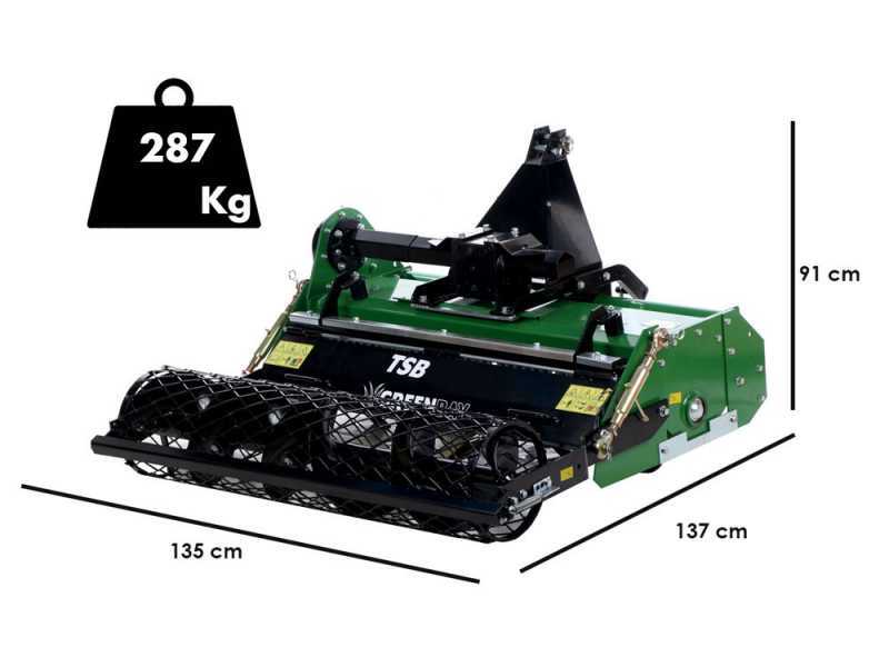 GreenBay TSB 105 - Fresa Interrasassi per trattore