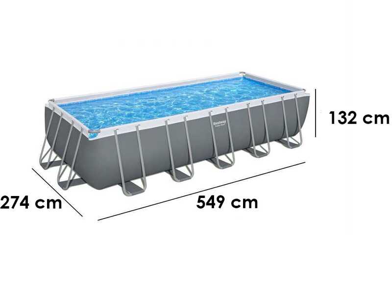 Bestway Power Steel 5619Q - 549x274x132 cm - Piscina fuori terra