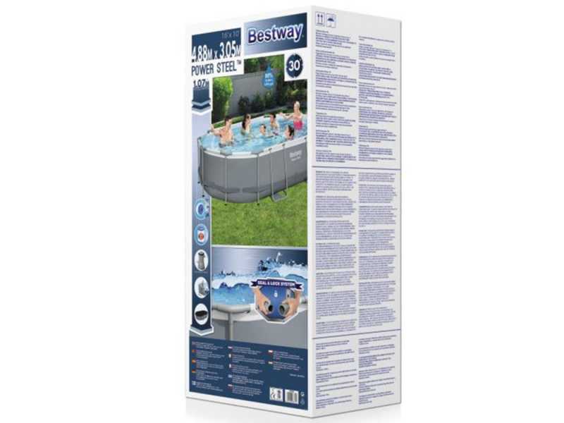 Bestway Power Steel 56448 - Piscina Ovale