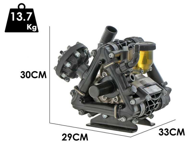 Comet BP 130K - Pompa a bassa pressione per diserbo a trattore - versione per acidi e prodotti chimici