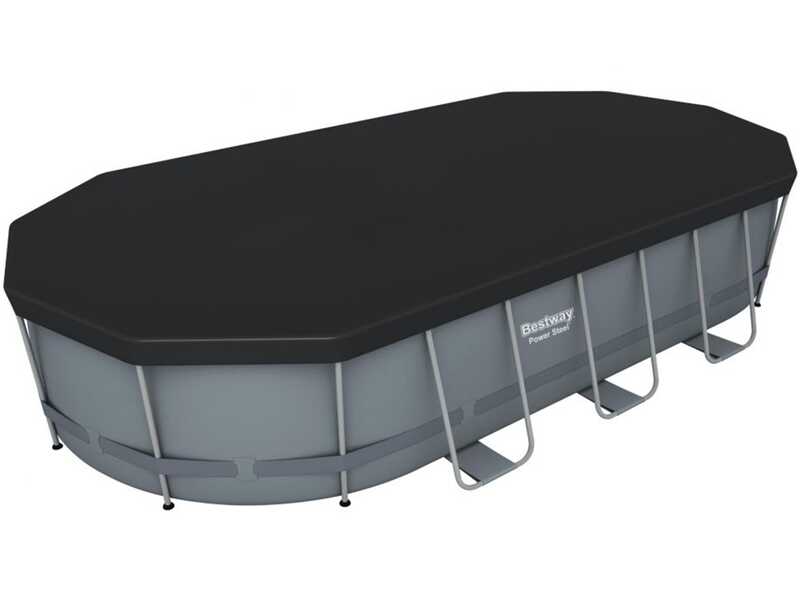 Bestway Power Steel 56710 - 549x274x122 cm - Piscina Ovale
