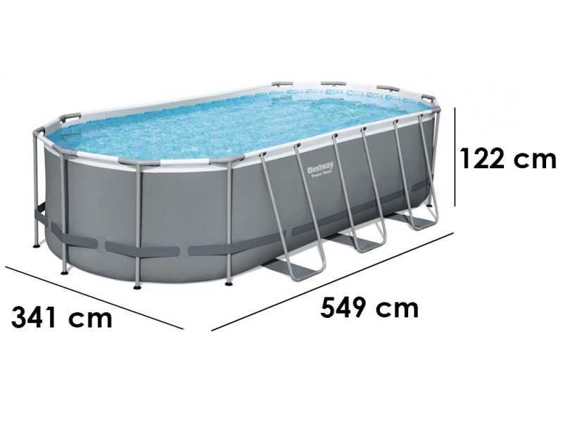 Bestway Power Steel 56710 - Piscina Ovale