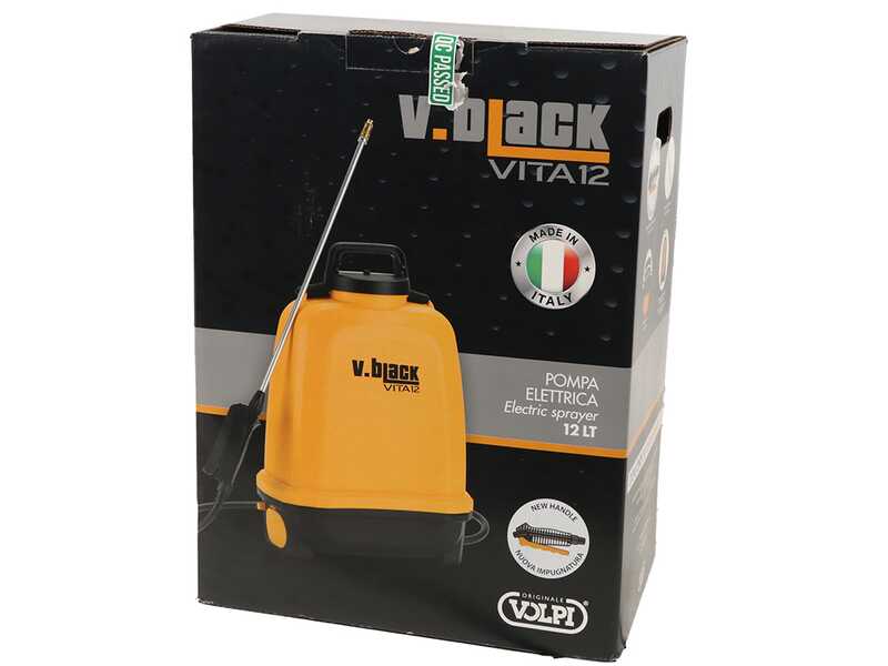 Volpi V-BLACK VITA 12 - Pompa irroratrice elettrica a batteria - A spalla