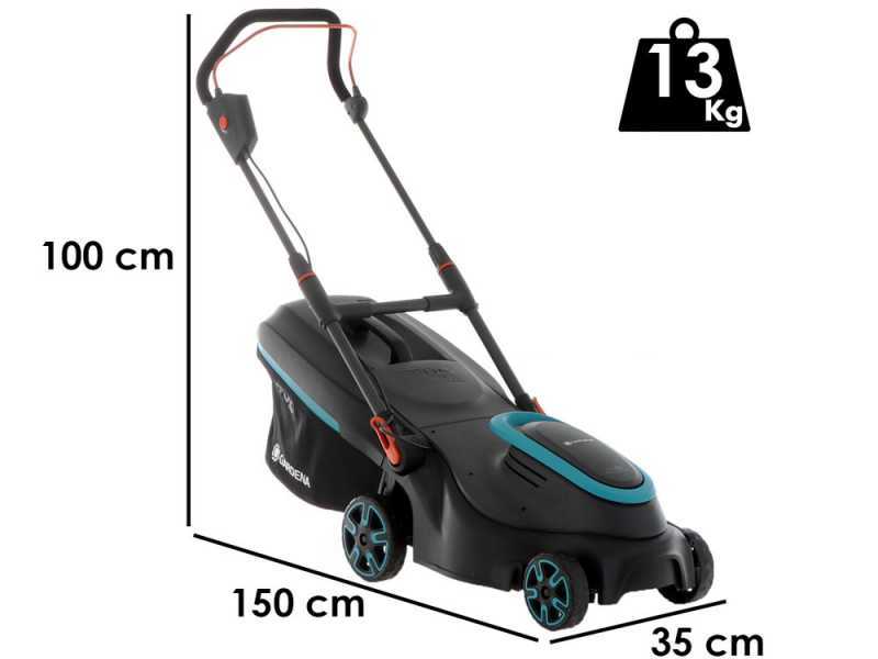 Gardena PowerMax 37/36V P4A - Tagliaerba a batteria - 36V/4ah - Taglio 37 cm