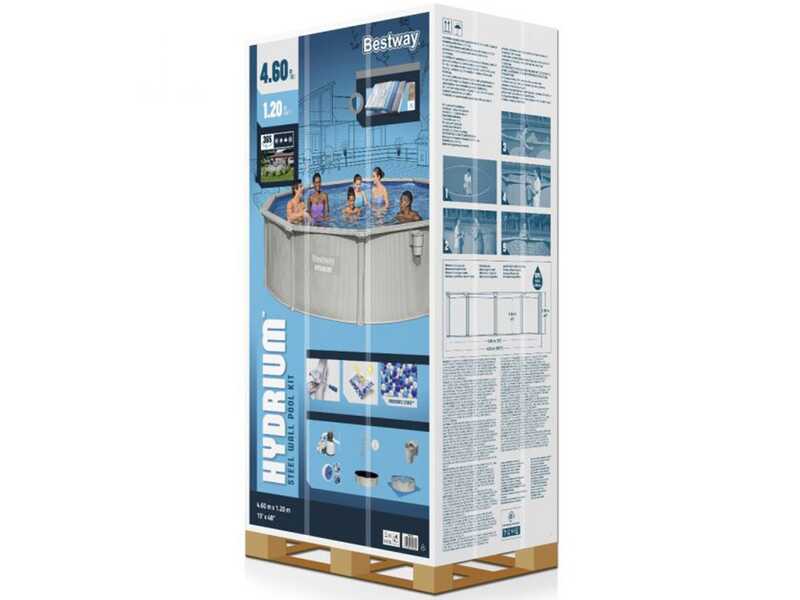 Bestway Hydrium 56384 - &Oslash;460x120 cm - Piscina Rotonda