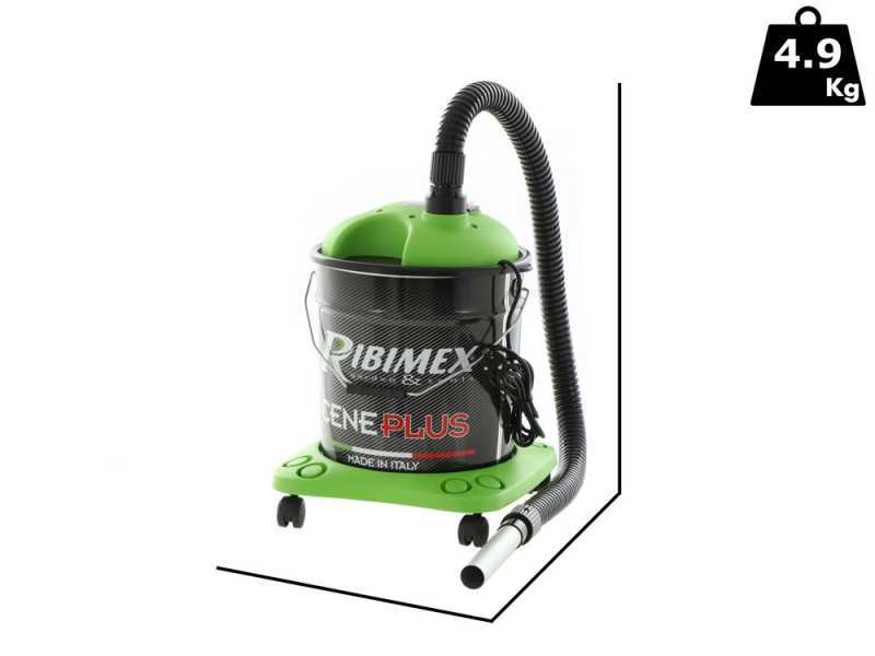 Ribimex Ceneplus - Aspiracenere a bidone - 18L -  950 W