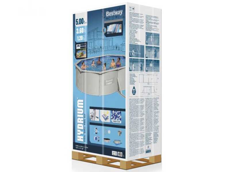 Bestway Hydrium 56586 - 500x360x120 cm - Piscina Ovale