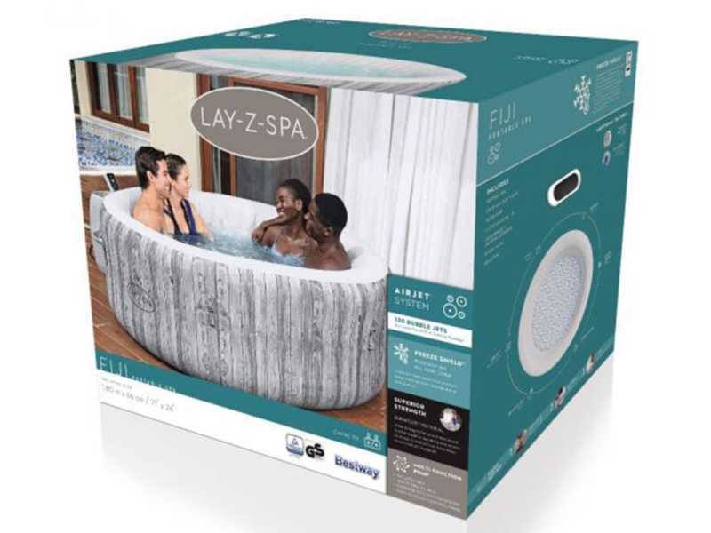Bestway Lay-Z-Spa Fiji AirJet 60085 - &Oslash;180x66 cm - Piscina idromassaggio spa