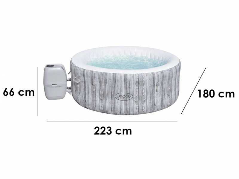 Bestway Lay-Z-Spa Fiji AirJet 60085 - &Oslash;180x66 cm - Piscina idromassaggio spa