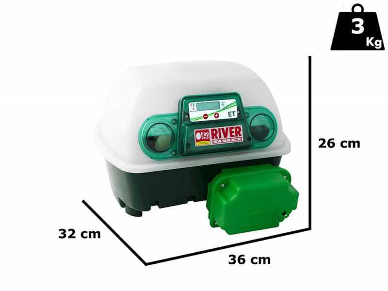 River Systems ET 12 - Incubatrice per uova automatica - 12 uova