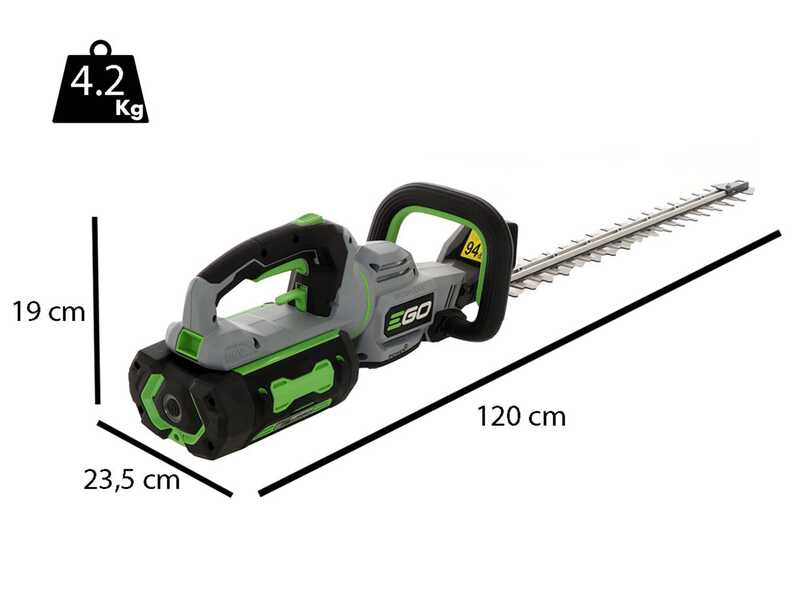 PROMO EGO HT2600E - Tagliasiepi a batteria 2X 56V 2.5Ah - Brushless - Lama da 66 cm