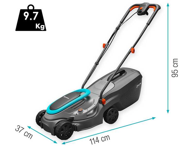 Gardena PowerMax 32/1200 - Tagliaerba elettrico - 1200 W - Taglio 32 cm