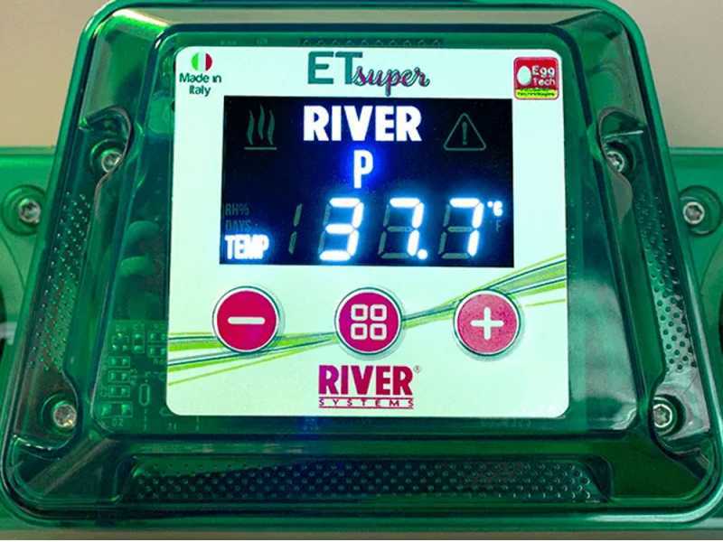 River Systems ET 12 SUPER - Incubatrice per uova automatica - 12 uova