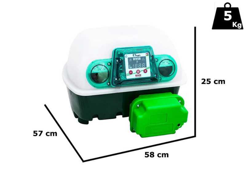 River Systems ET 12 SUPER - Incubatrice per uova automatica - 12 uova