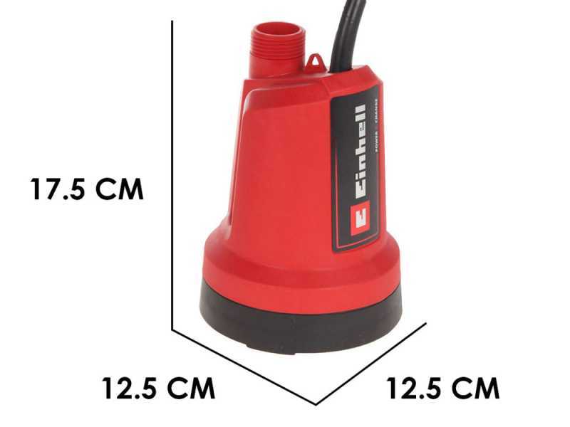 Einhell GE-SP LL 18 Li - Pompa a immersione acque chiare - 18V 2,5 Ah e caricabatteria