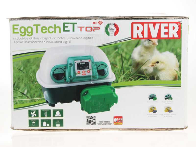 River Systems ET 12 TOP - Incubatrice per uova automatica - 12 uova