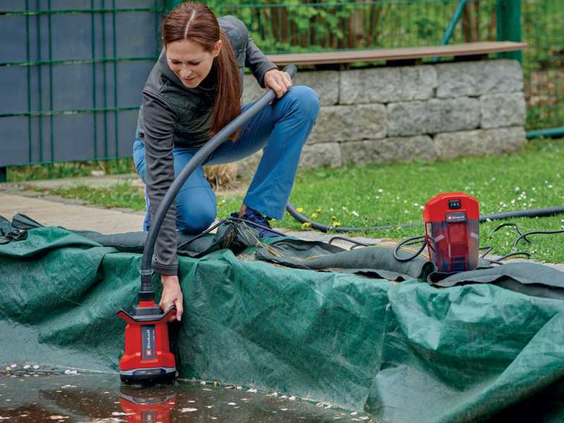 Einhell GE-DP 18/25 - Pompa a immersione acque scure - SENZA BATTERIA E CARICABATTERIA
