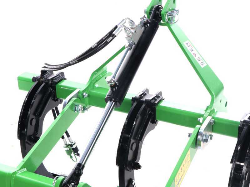 Seven Italy Simply - Ripuntatore a 3 elementi 120 cm rullo idraulico