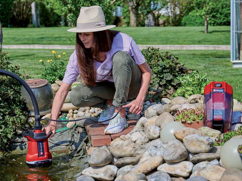 Einhell  GE-DP 18/25 Li - Pompa a immersione acque scure - 18V 2,5Ah e caricabatteria