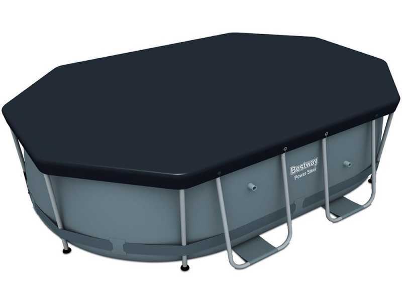 Telo copripiscina frame ovale Bestway 58424