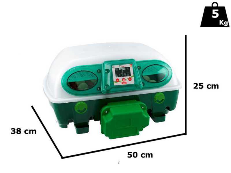 River Systems ET 24 - Incubatrice per uova automatica - 24 uova