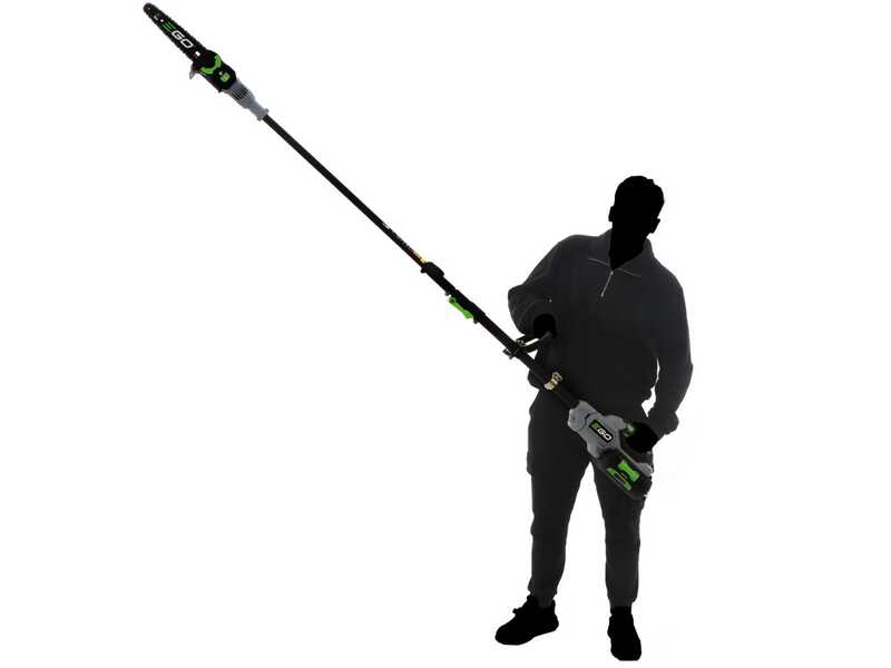 EGO PS1000E - Potatore a batteria con asta di prolunga - 56V 4Ah