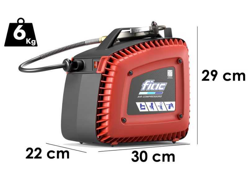 FIAC Compact V230/50 - Compressore aria elettrico monofase a muro, oil-less - Motore 1.5 HP 