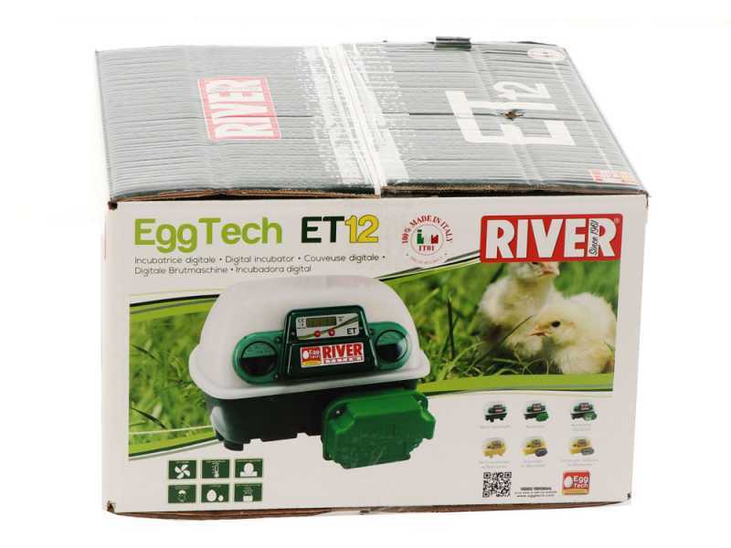 River Systems ET 12 BIOMASTER - Incubatrice per uova automatica - 12 uova