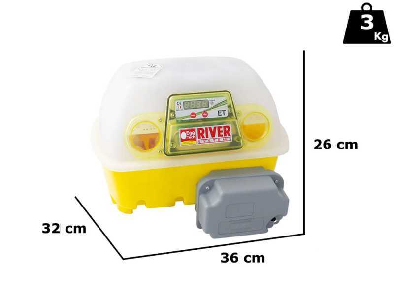 River Systems ET 12 BIOMASTER - Incubatrice per uova automatica - 12 uova