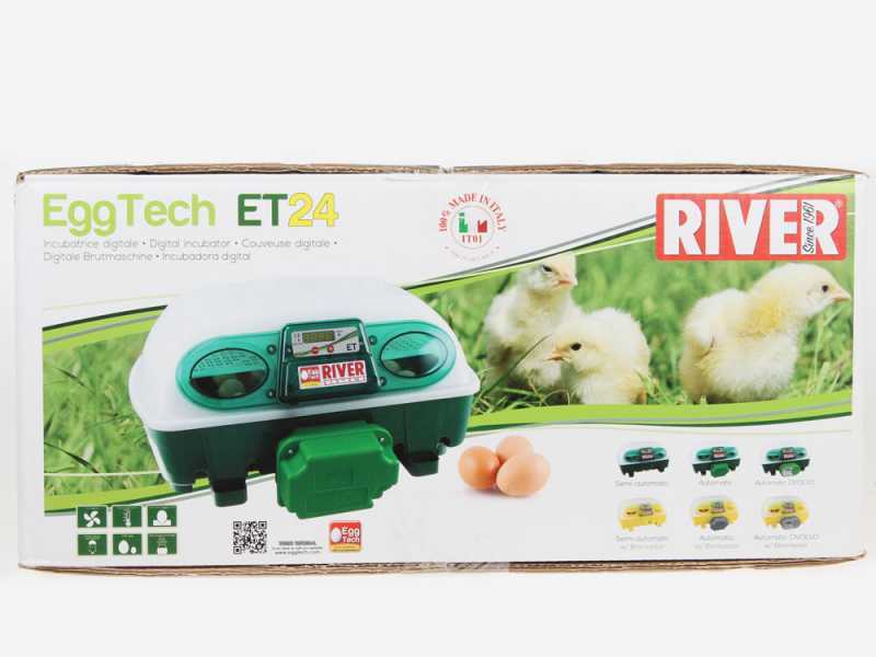 River Systems ET 24 - Incubatrice per uova manuale - 24 uova