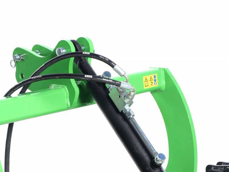 Seven Italy BIG - Ripuntatore a 4 elementi 160 cm rullo idraulico