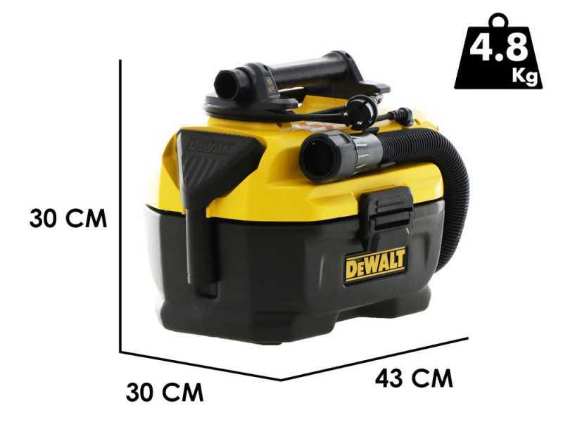 DeWalt DCV584L-QW - Aspirasolidi e liquidi ibrido portatile - SENZA BATTERIA E CARICABATTERIA