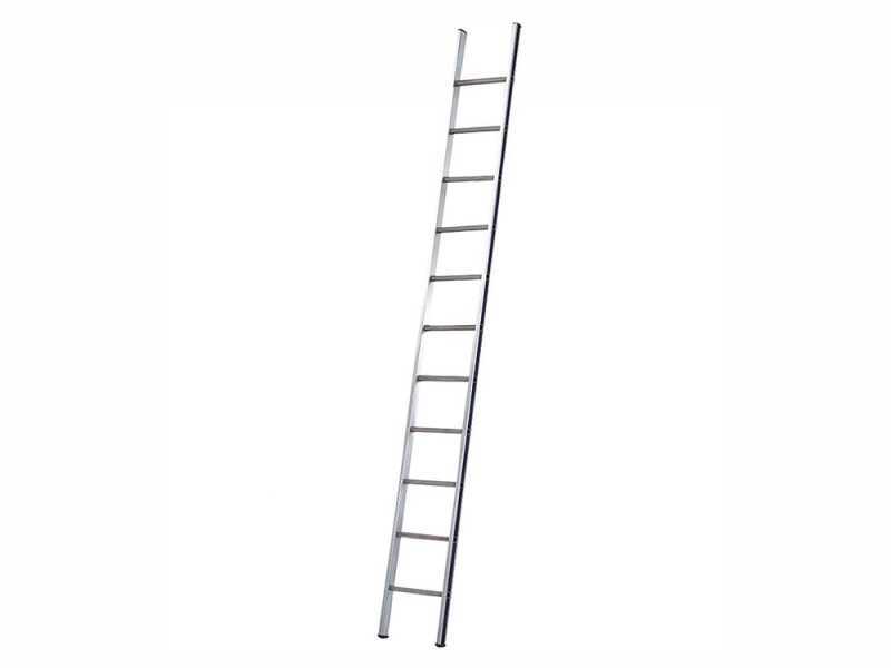 S.T.P. Olivia Pioli A02A350, 11 gradini, 3.35 m - Scala in alluminio semplice singola - Altezza stimata operativa 4.35 m
