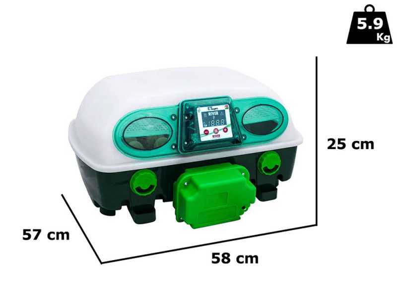 River Systems ET 24 SUPER - Incubatrice per uova automatica - 24 uova