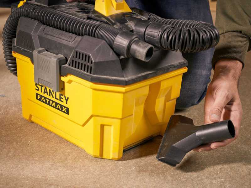 Stanley V20 SFMCV002B-XJ - Aspiratore solidi e Liquidi portatile a batteria - SENZA BATTERIA  E CARICABATTERIA