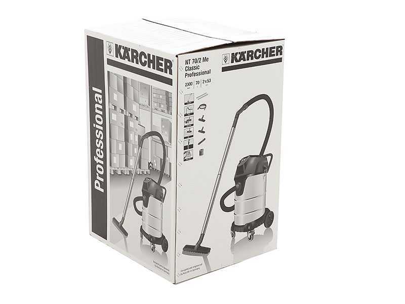 Karcher Pro NT 20/1 Me Classic - Aspiratore solidi/liquidi - Capacit&agrave; 20 lt - 1500W