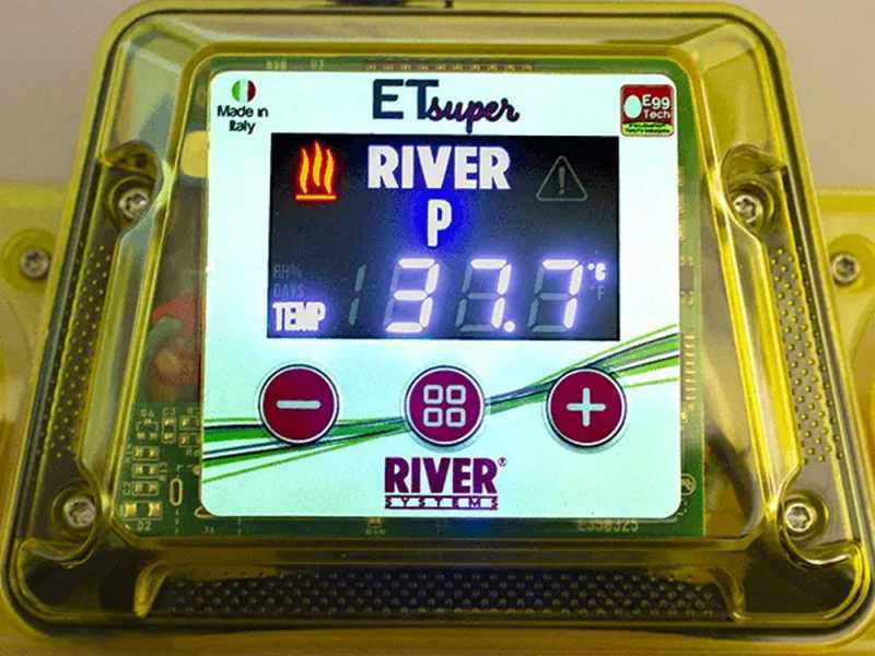 River Systems ET 49 SUPER BIOMASTER - Incubatrice per uova automatica - 49 uova