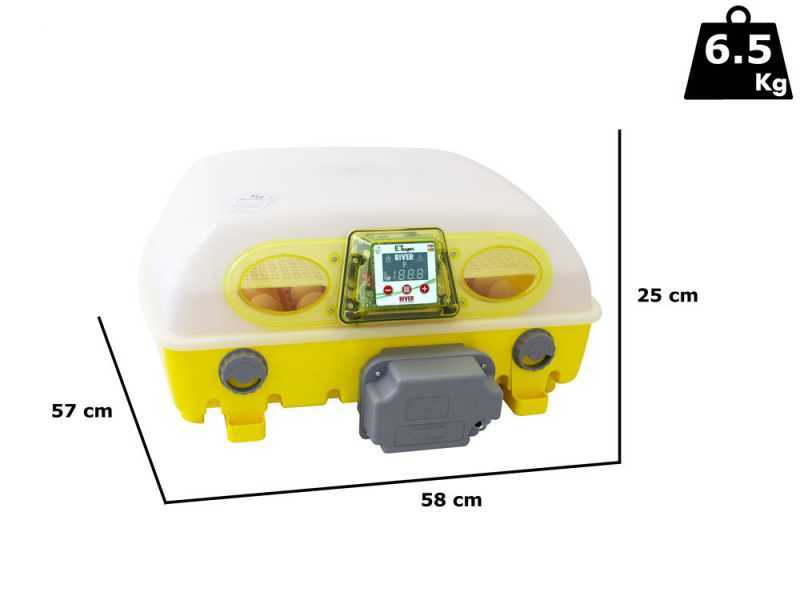 River Systems ET 49 SUPER BIOMASTER - Incubatrice per uova automatica - 49 uova
