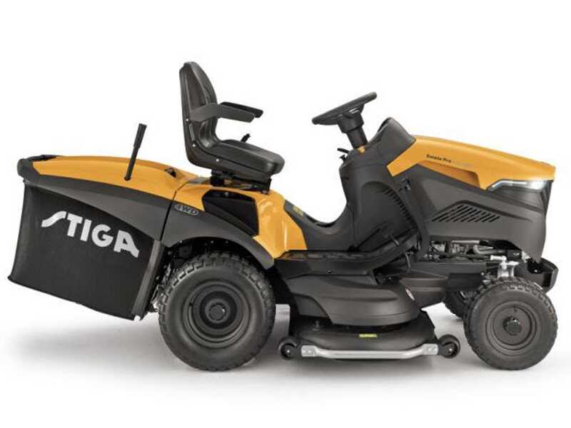Stiga 4WD ESTATE 9102 WX - Trattorino tosaerba - Cambio idrostatico - Cesto di raccolta