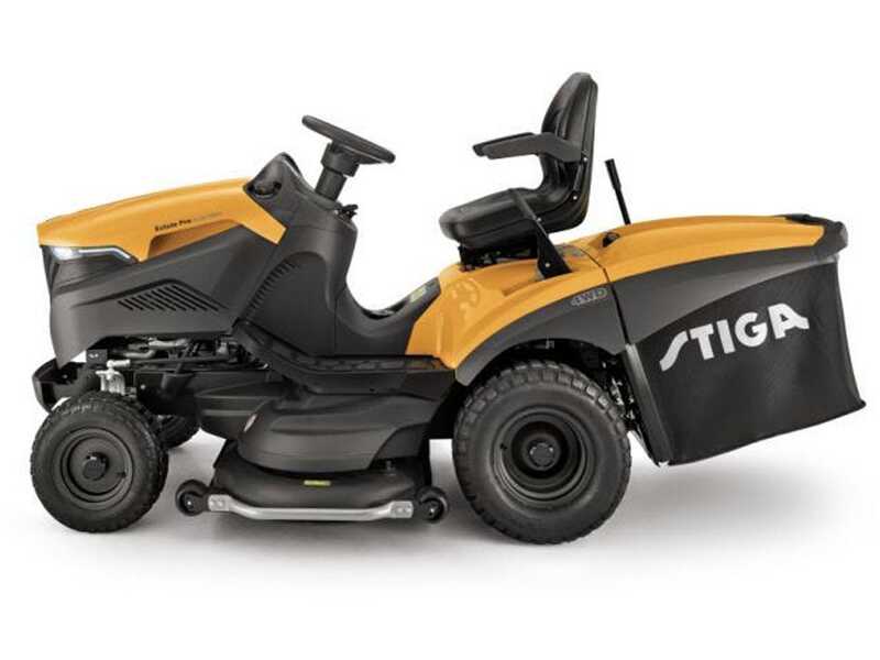 Stiga 4WD ESTATE 9102 WX - Trattorino tosaerba - Cambio idrostatico - Cesto di raccolta