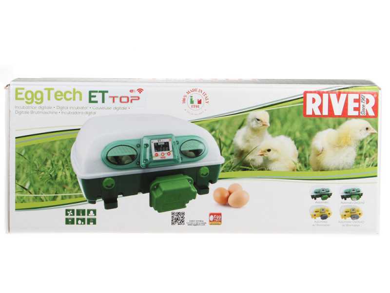 River Systems ET 49 TOP - Incubatrice per uova automatica - 49 uova
