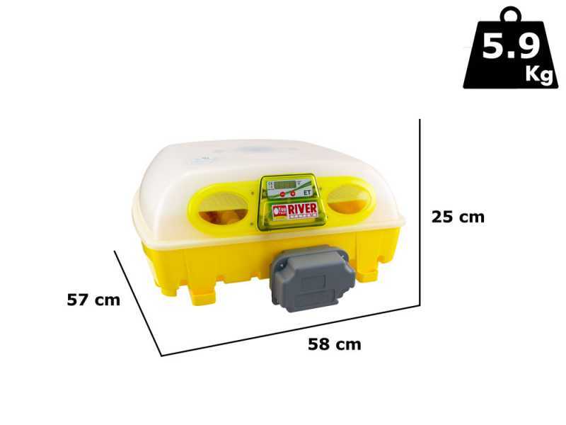 River Systems ET 49 BIOMASTER - Incubatrice per uova automatica - 49 uova